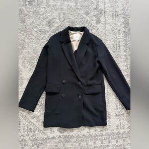 Wilfred Crepe Oversized Blazer